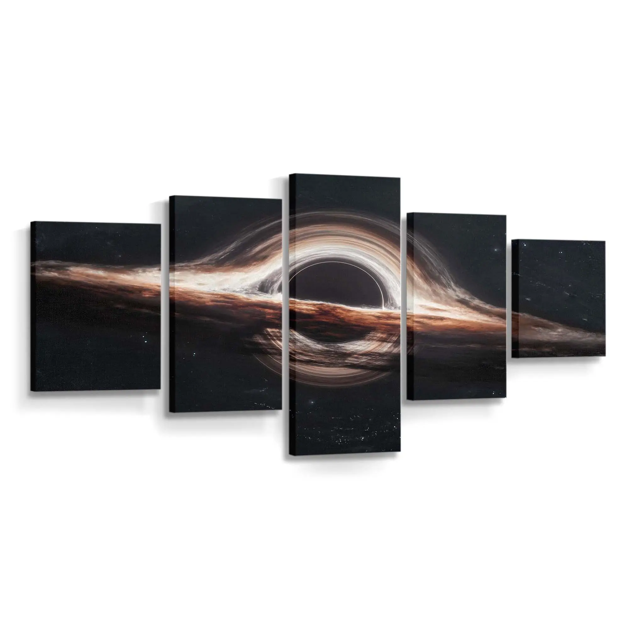 Akkretionsscheibe eines Supermassereichen Schwarzen Lochs – Weltraum Wandbild