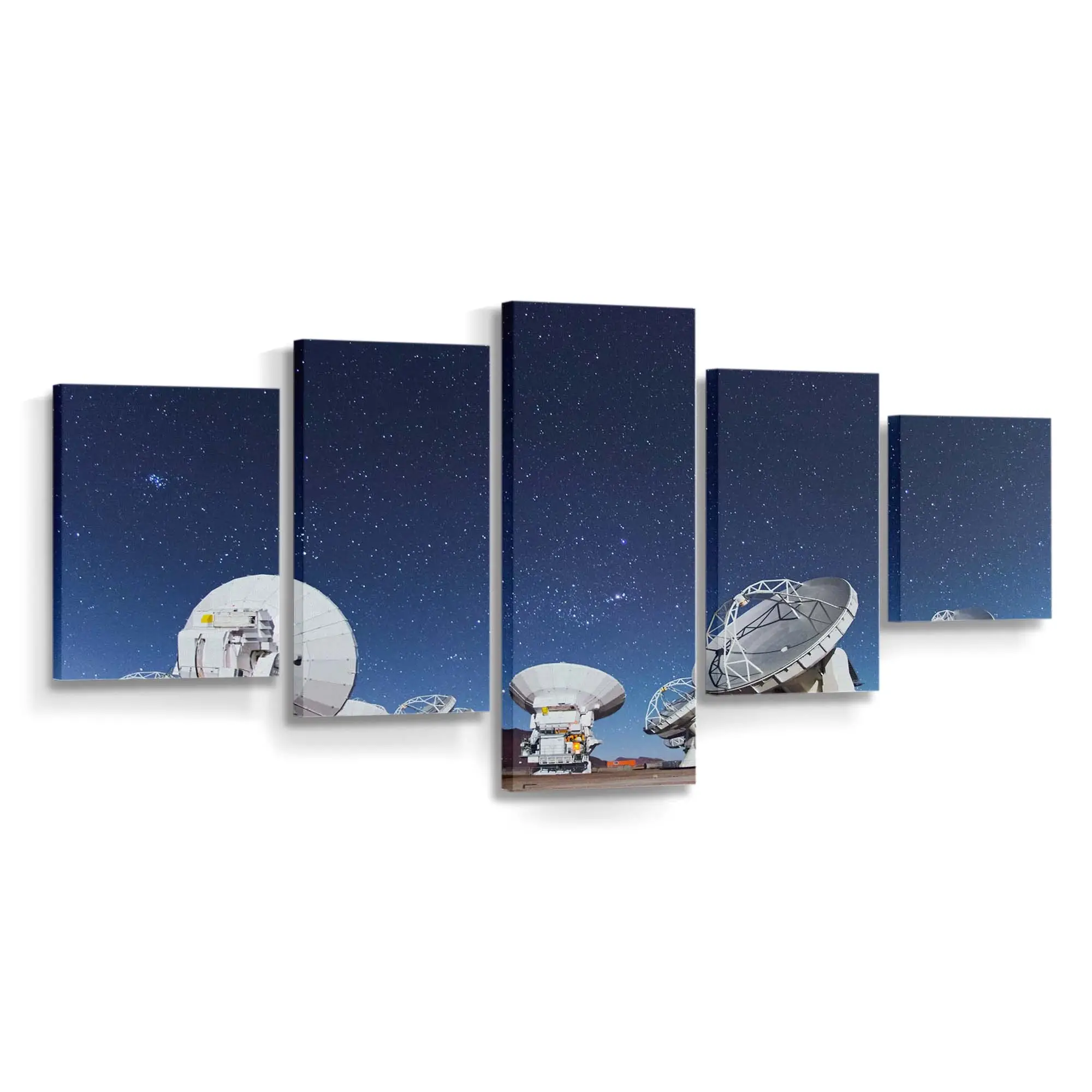 Alma-radioteleskope in den Anden – Astronomie Leinwandbild
