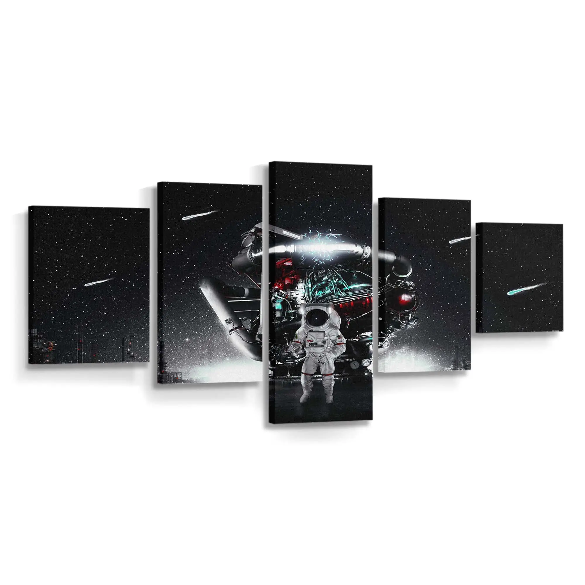 Astronaut im Tiefen Weltraum – Weltraum Wandbild