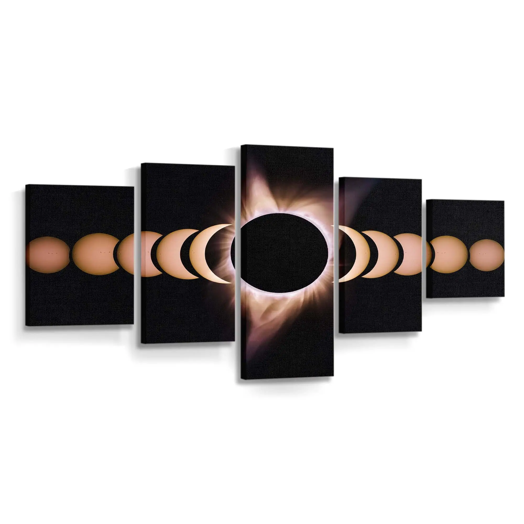 Korona bei Totaler Sonnenfinsternis – Weltraum Wandbild