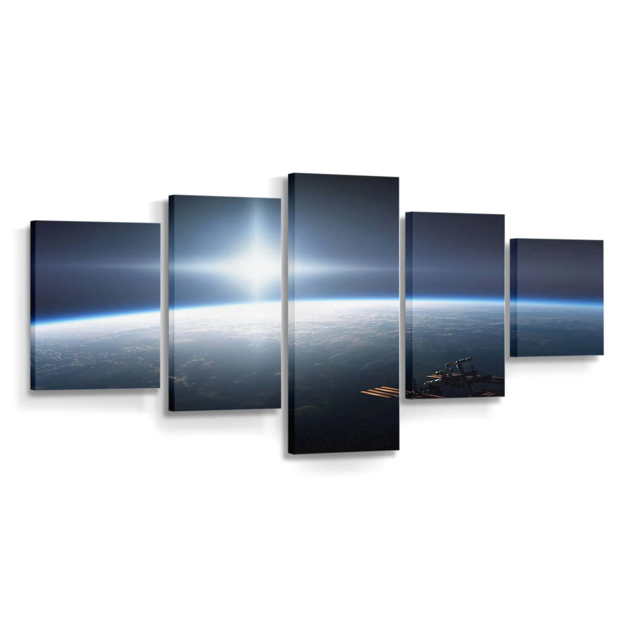 Raumstation im Orbit – Weltraum Wandbild