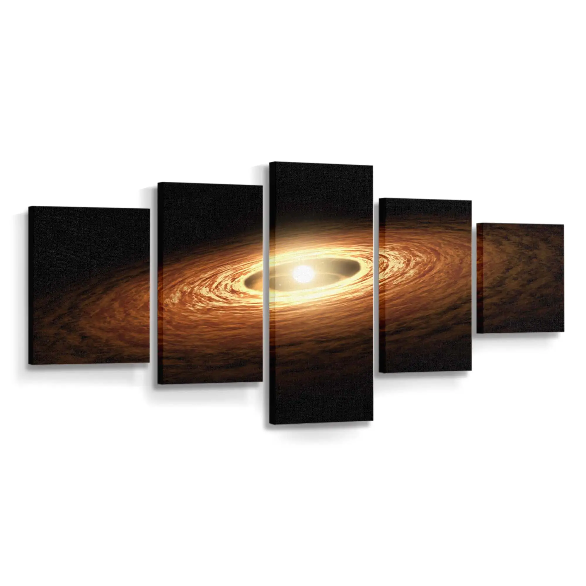 Ringgalaxie im Tiefen Weltraum – Galaxie Leinwandbild