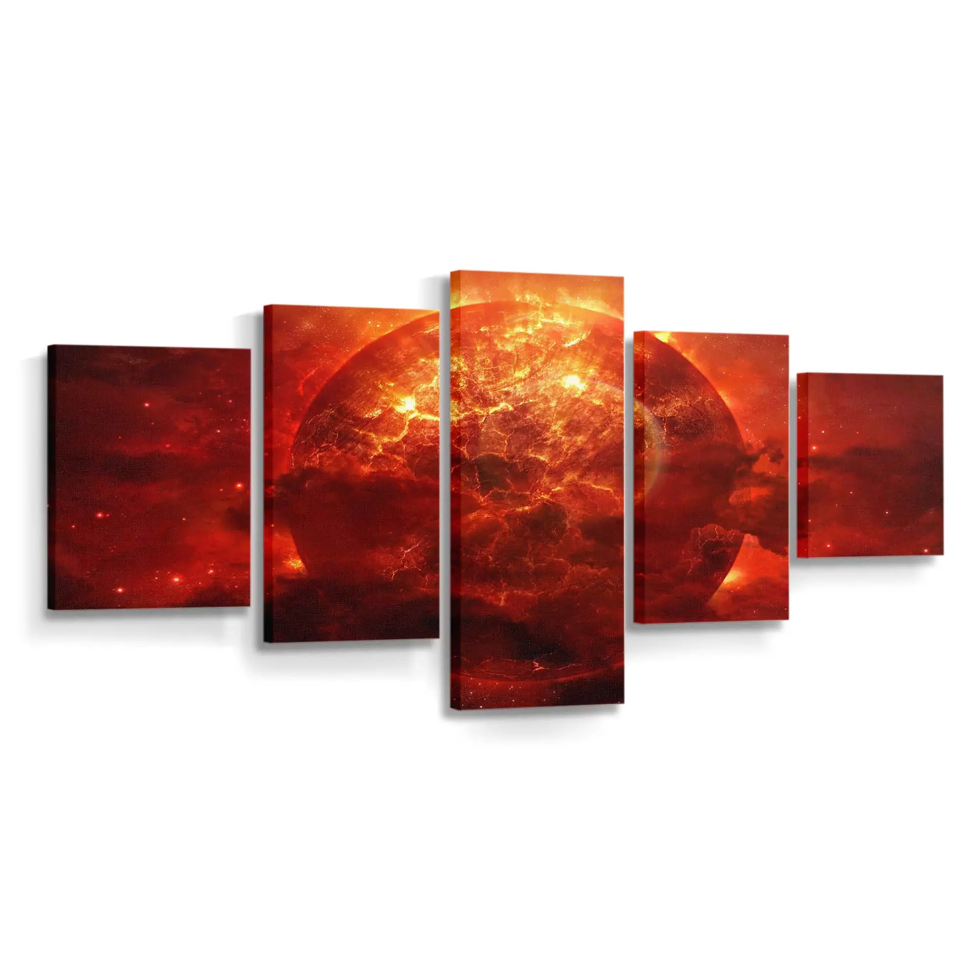 Sonneneruption in Nahaufnahme – Weltraum Wandbild