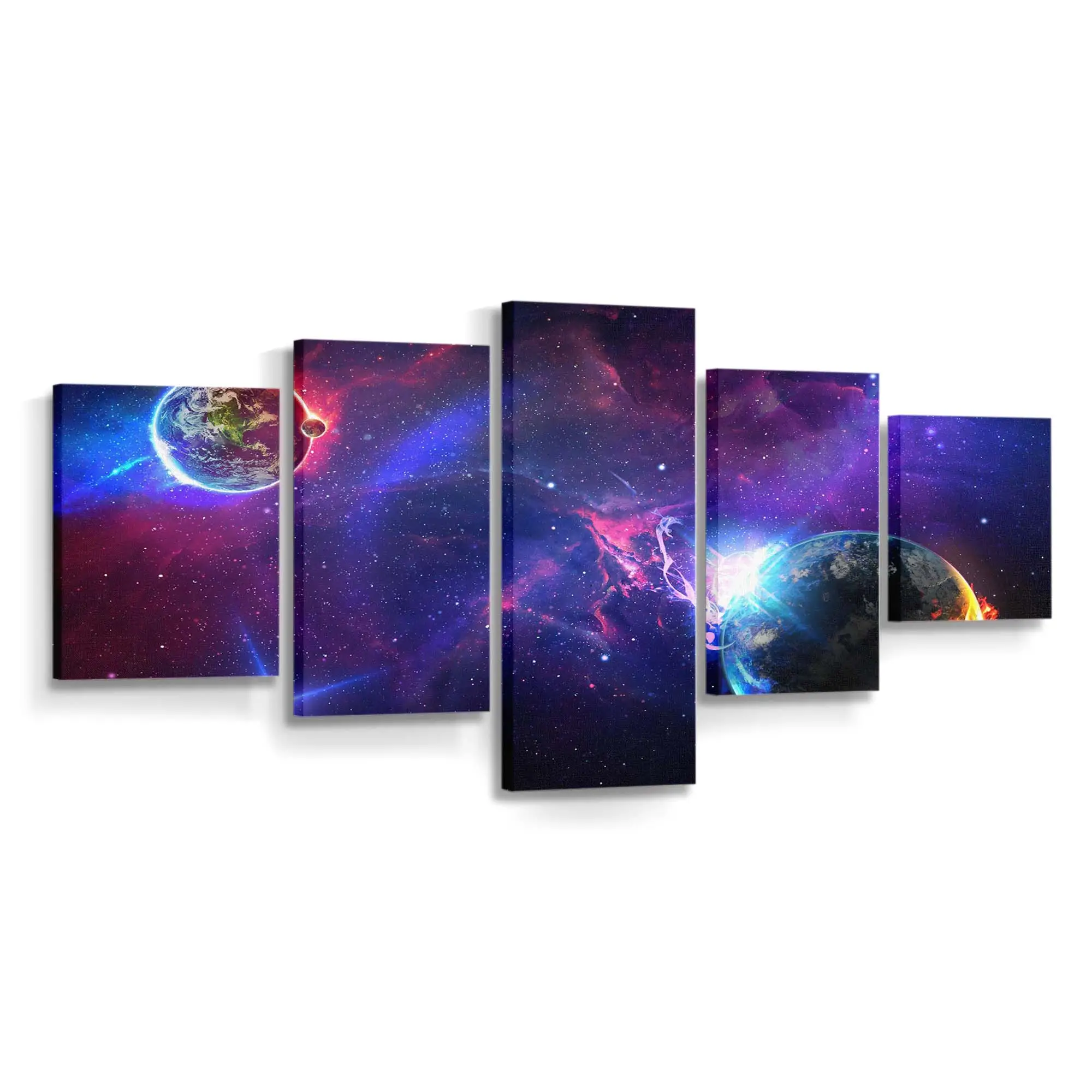 Space-Art Galaxien-nebel – Weltraum Wandbild