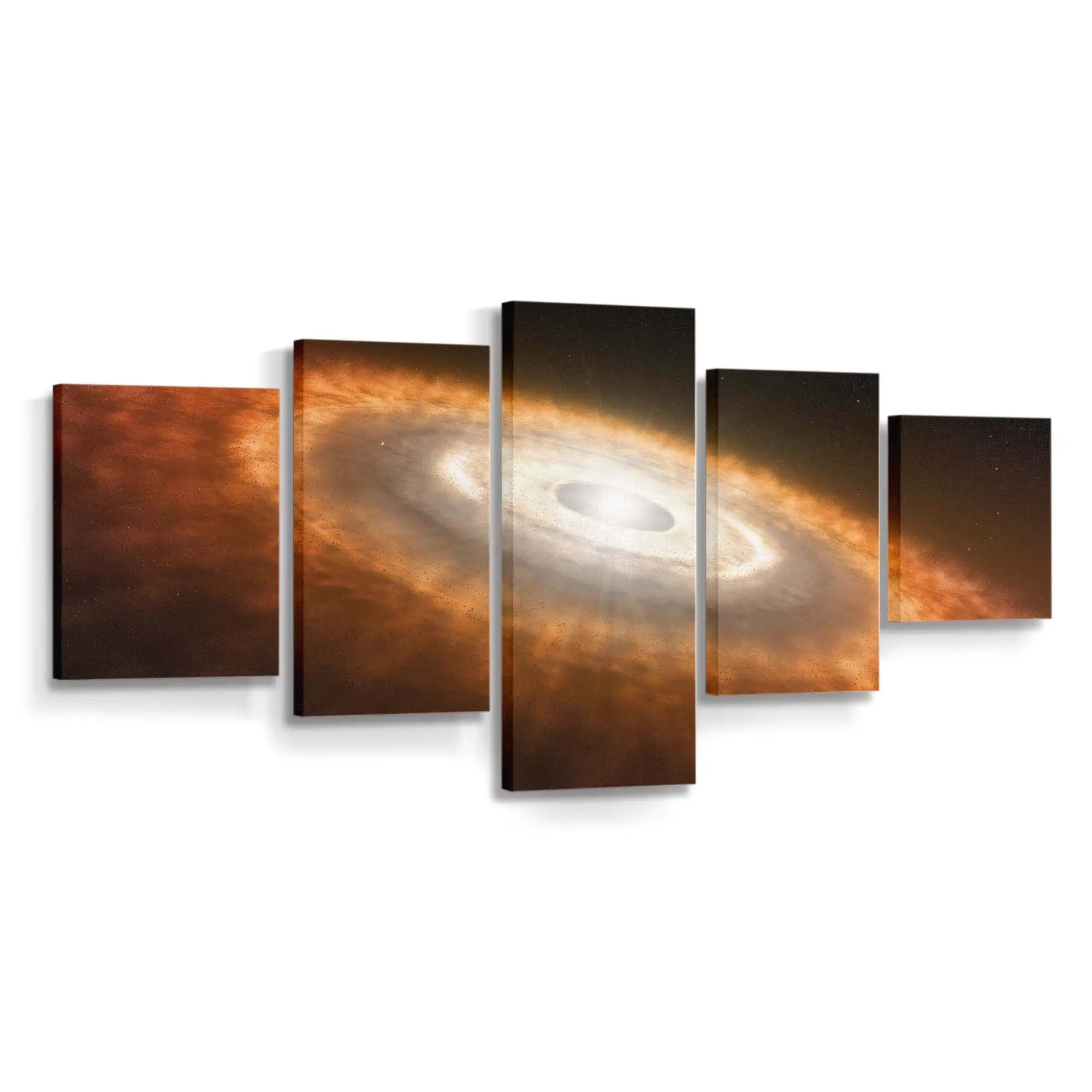 Sternengeburt in einer Nebelwolke – Weltraum Wandbild