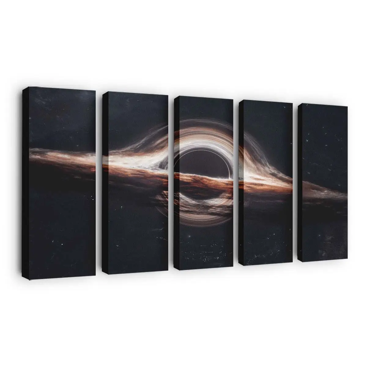 Akkretionsscheibe eines Supermassereichen Schwarzen Lochs – Weltraum Wandbild