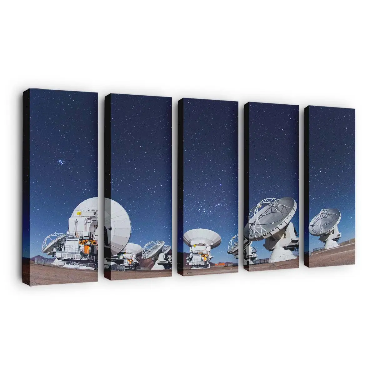 Alma-radioteleskope in den Anden – Astronomie Leinwandbild