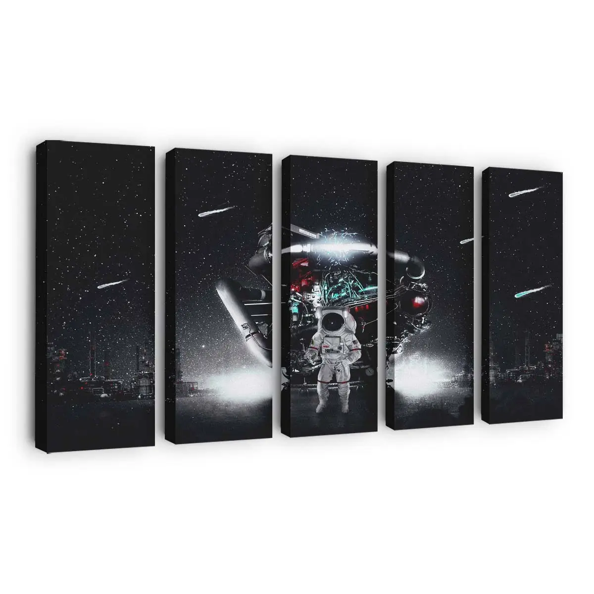Astronaut im Tiefen Weltraum – Weltraum Wandbild