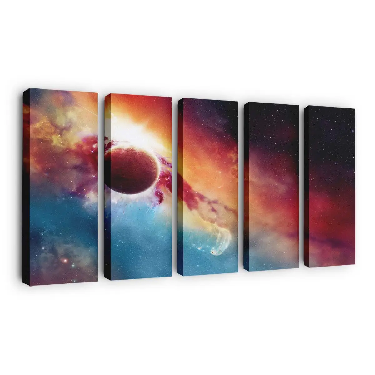 Blick Ins Universum – Weltraum Leinwandbild