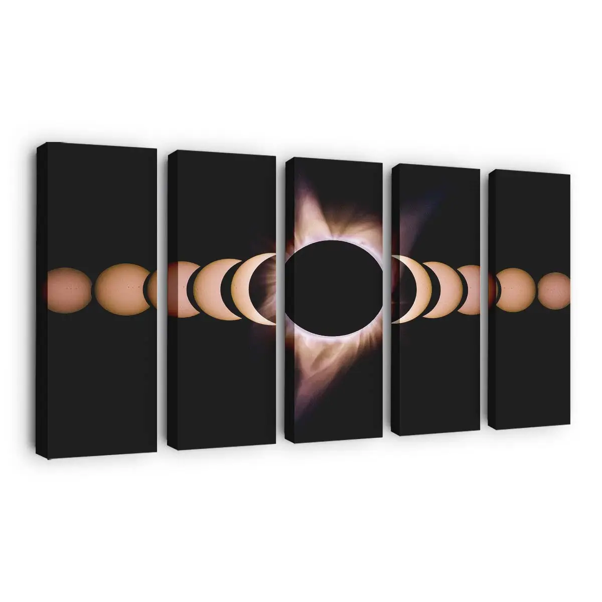 Korona bei Totaler Sonnenfinsternis – Weltraum Wandbild