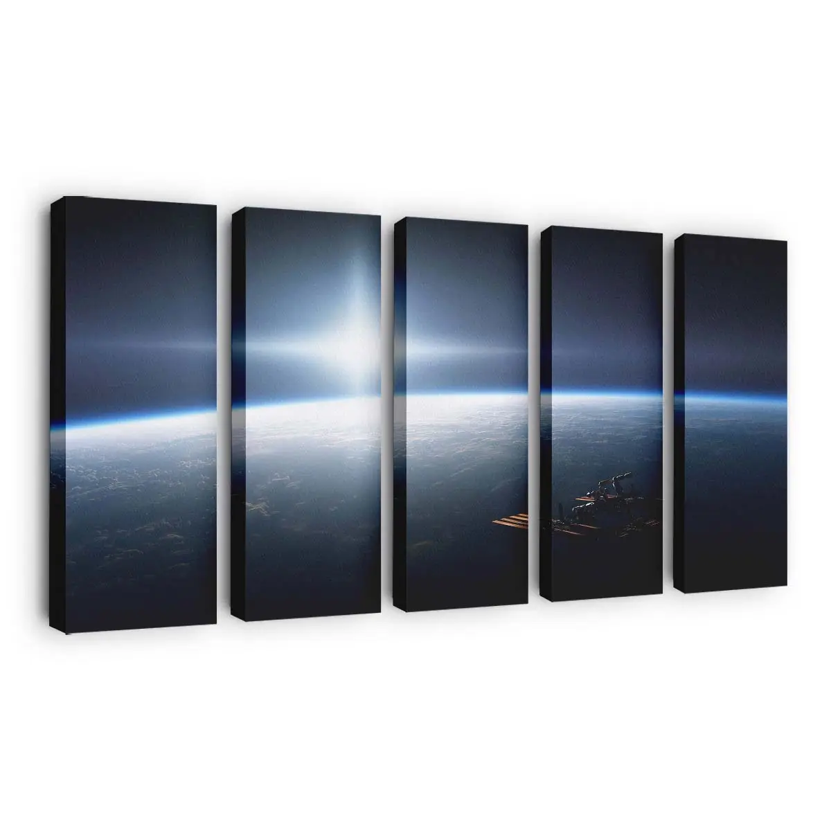 Raumstation im Orbit – Weltraum Wandbild