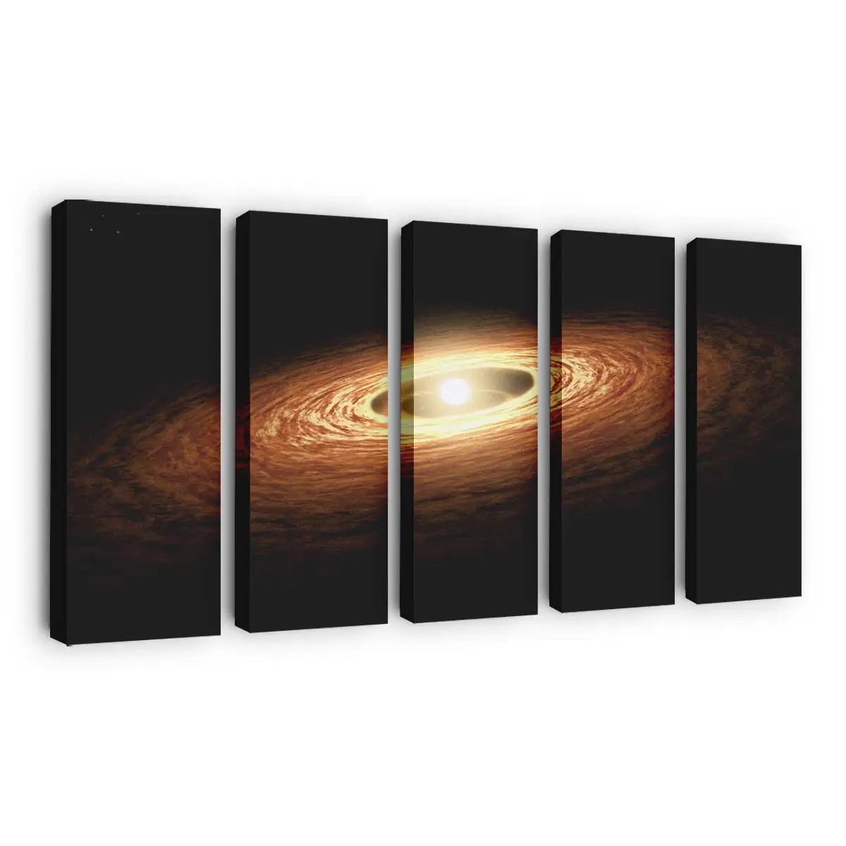 Ringgalaxie im Tiefen Weltraum – Galaxie Leinwandbild