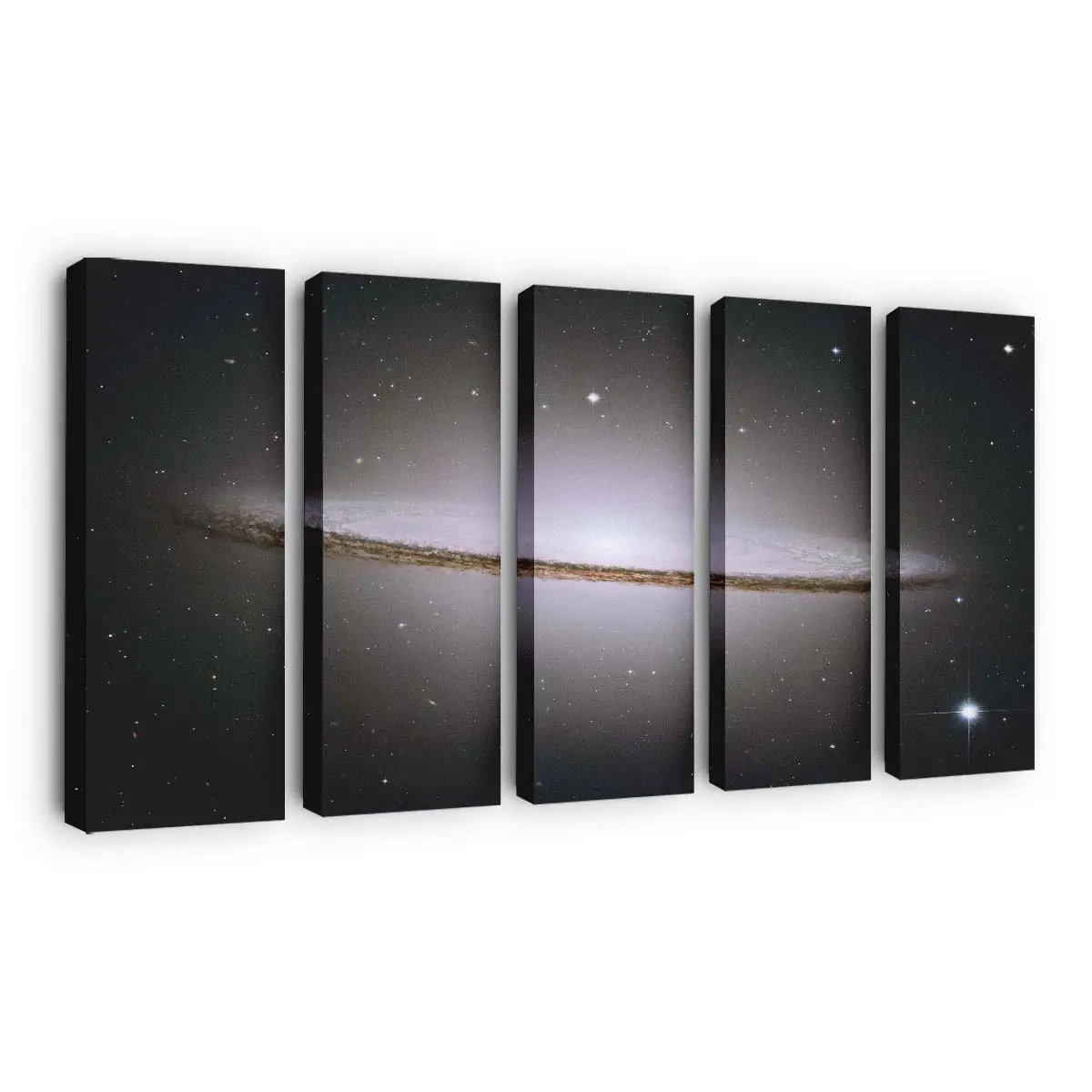 Sombrerogalaxie – Galaxie Leinwandbild