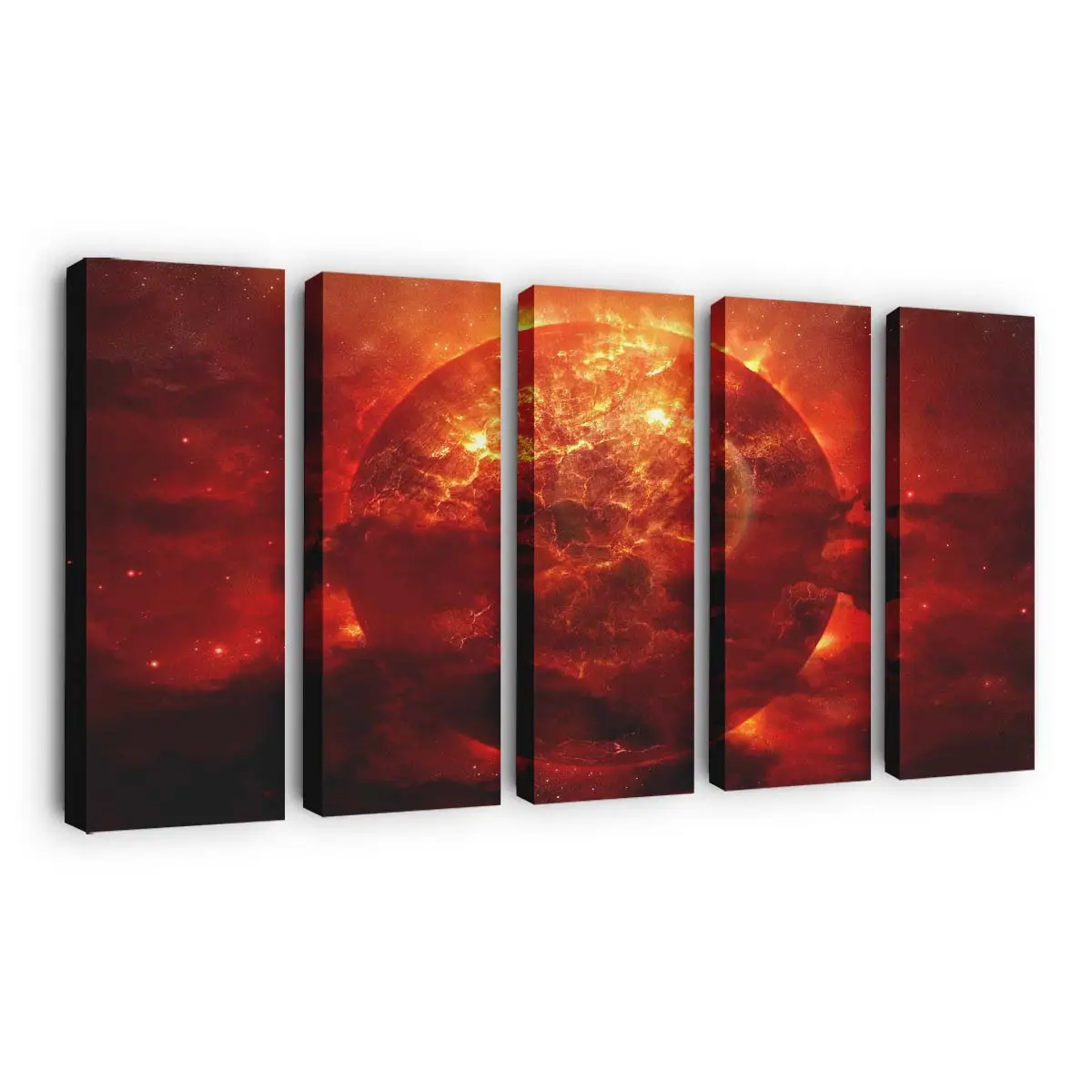 Sonneneruption in Nahaufnahme – Weltraum Wandbild