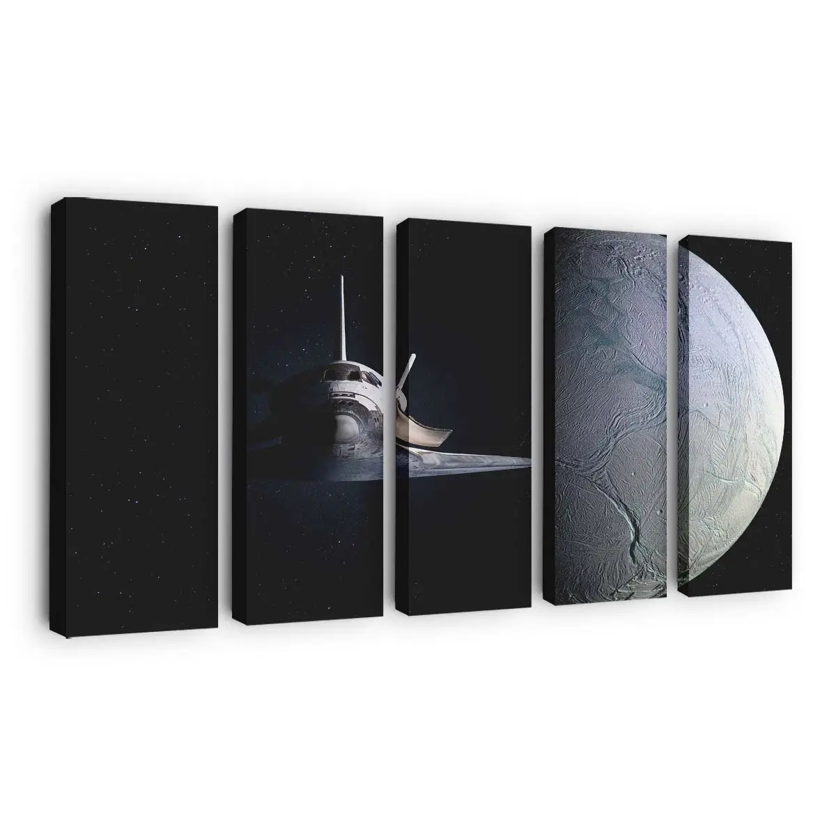 Weltraumforschungsmission – Raumfahrt Leinwandbild