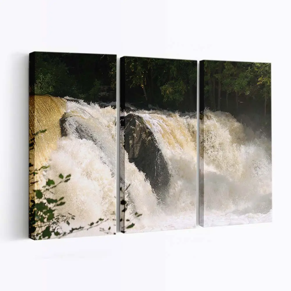 Wasserfall Chutes De La Poudrire in Kanada – Natur Wandbild