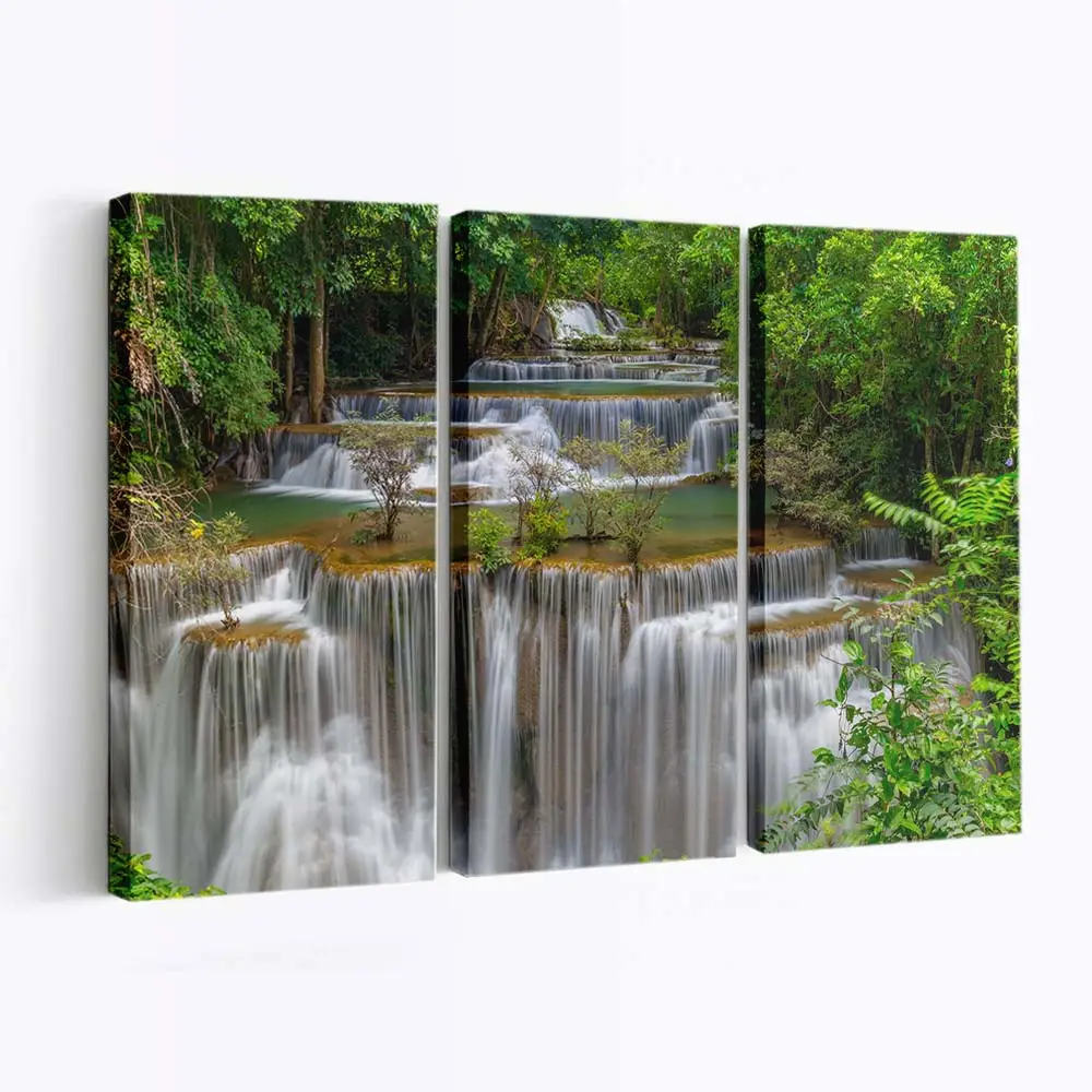 Wasserfall in Freier Natur – Natur Wandbild