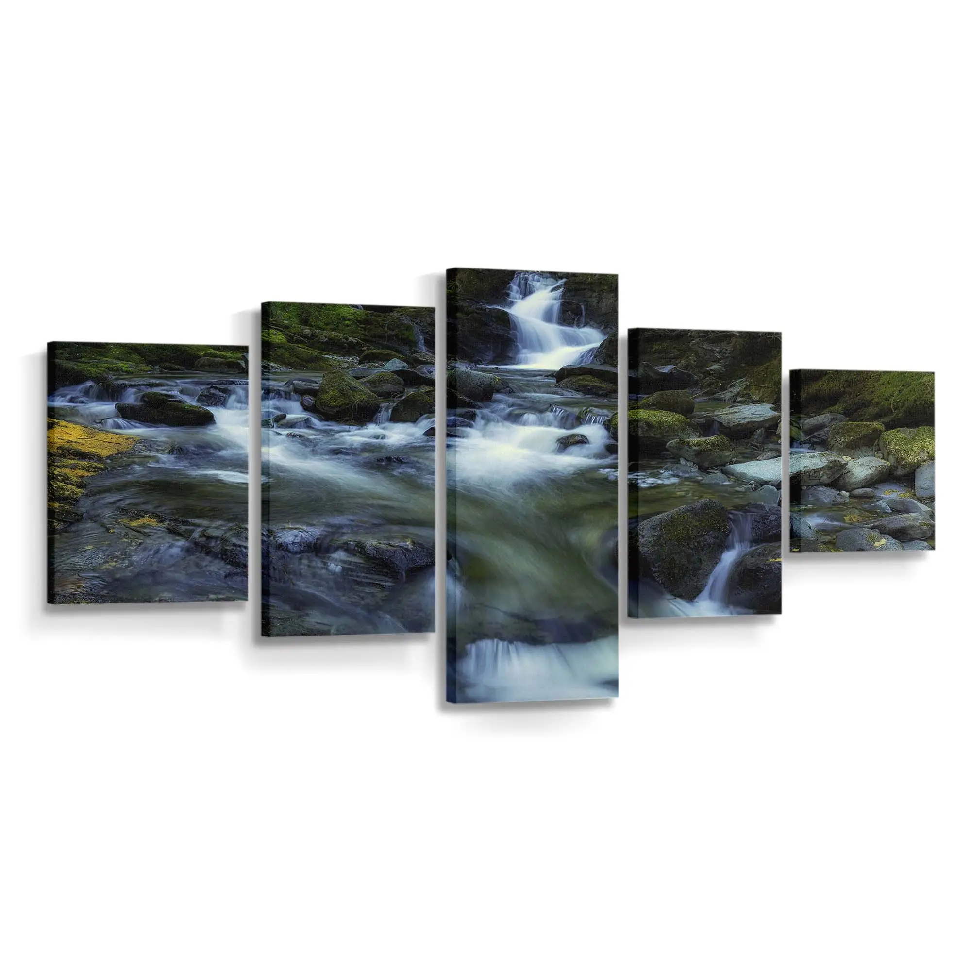 Strzender ÜbergWasserfall – Landschaft Wandbild