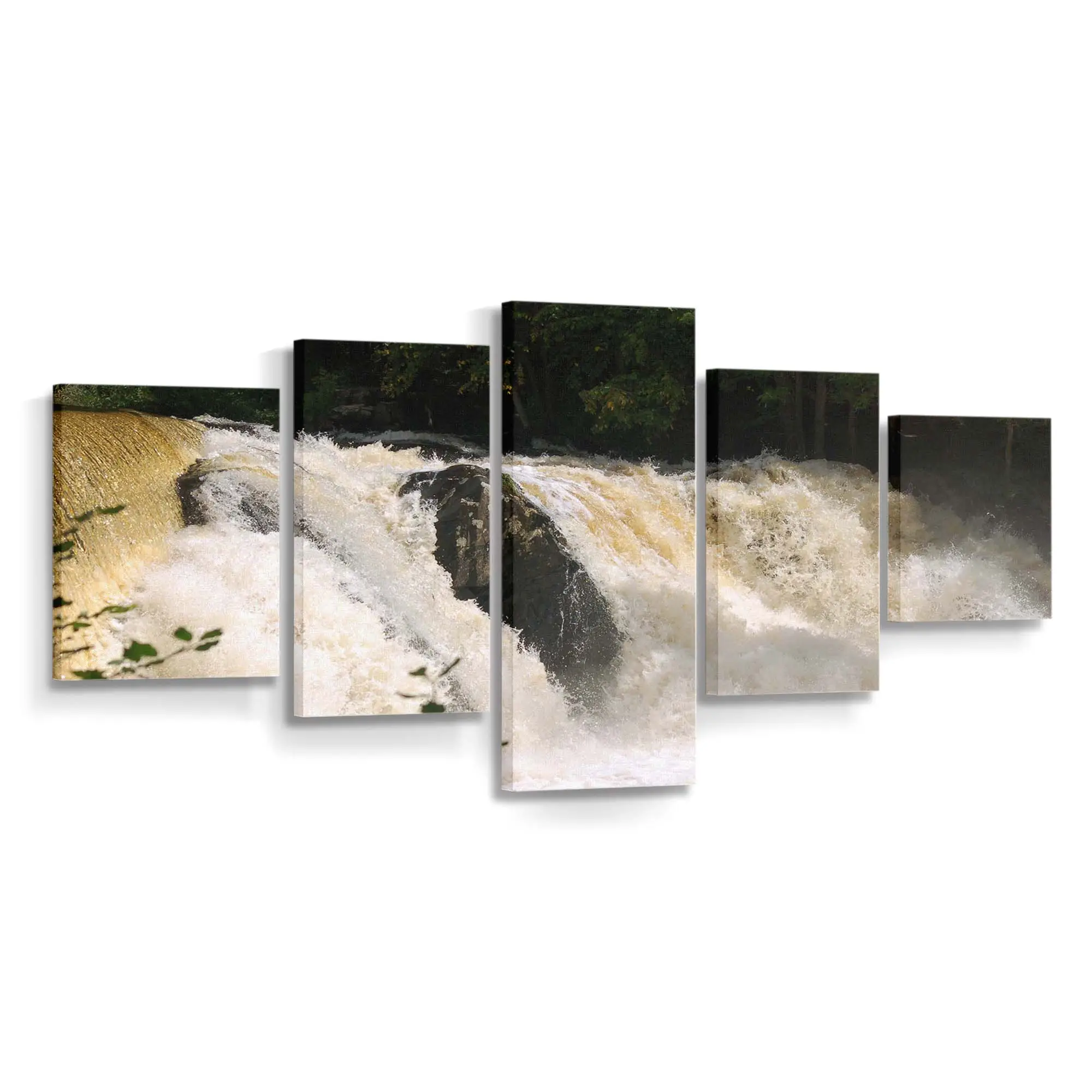 Wasserfall Chutes De La Poudrire in Kanada – Natur Wandbild