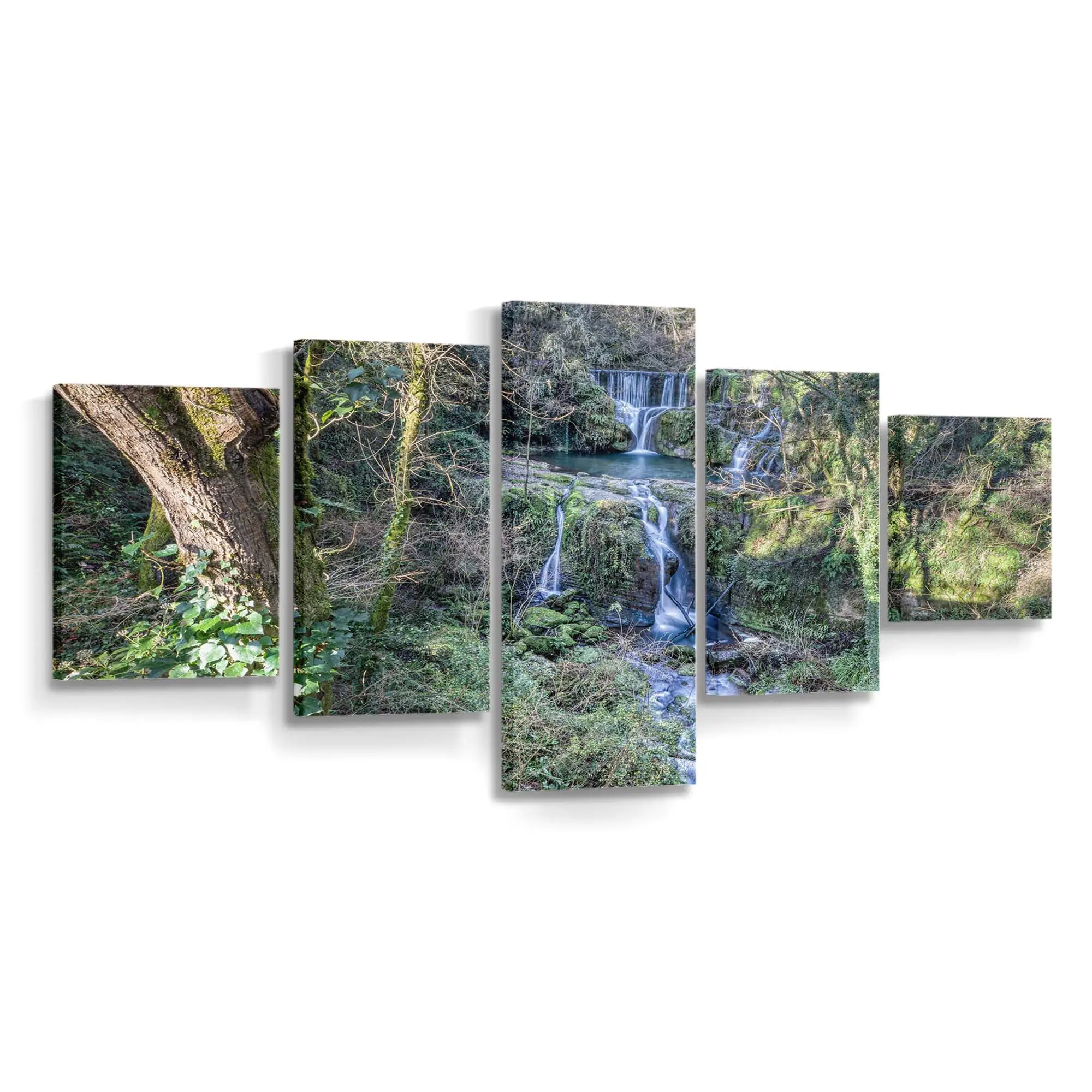 Wasserfall Salt De Can Batlle in Katalonien – Wasserfall Leinwandbild