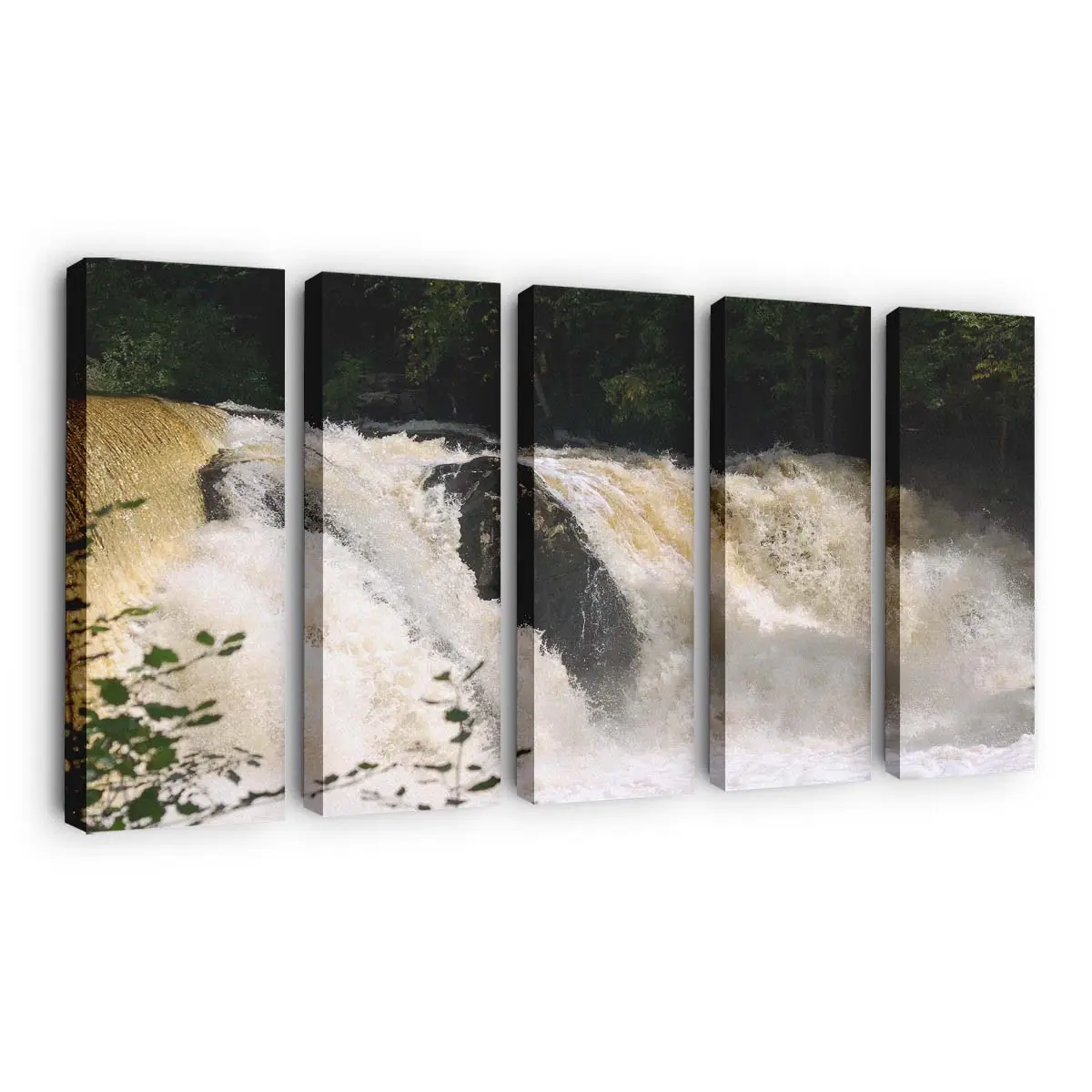 Wasserfall Chutes De La Poudrire in Kanada – Natur Wandbild