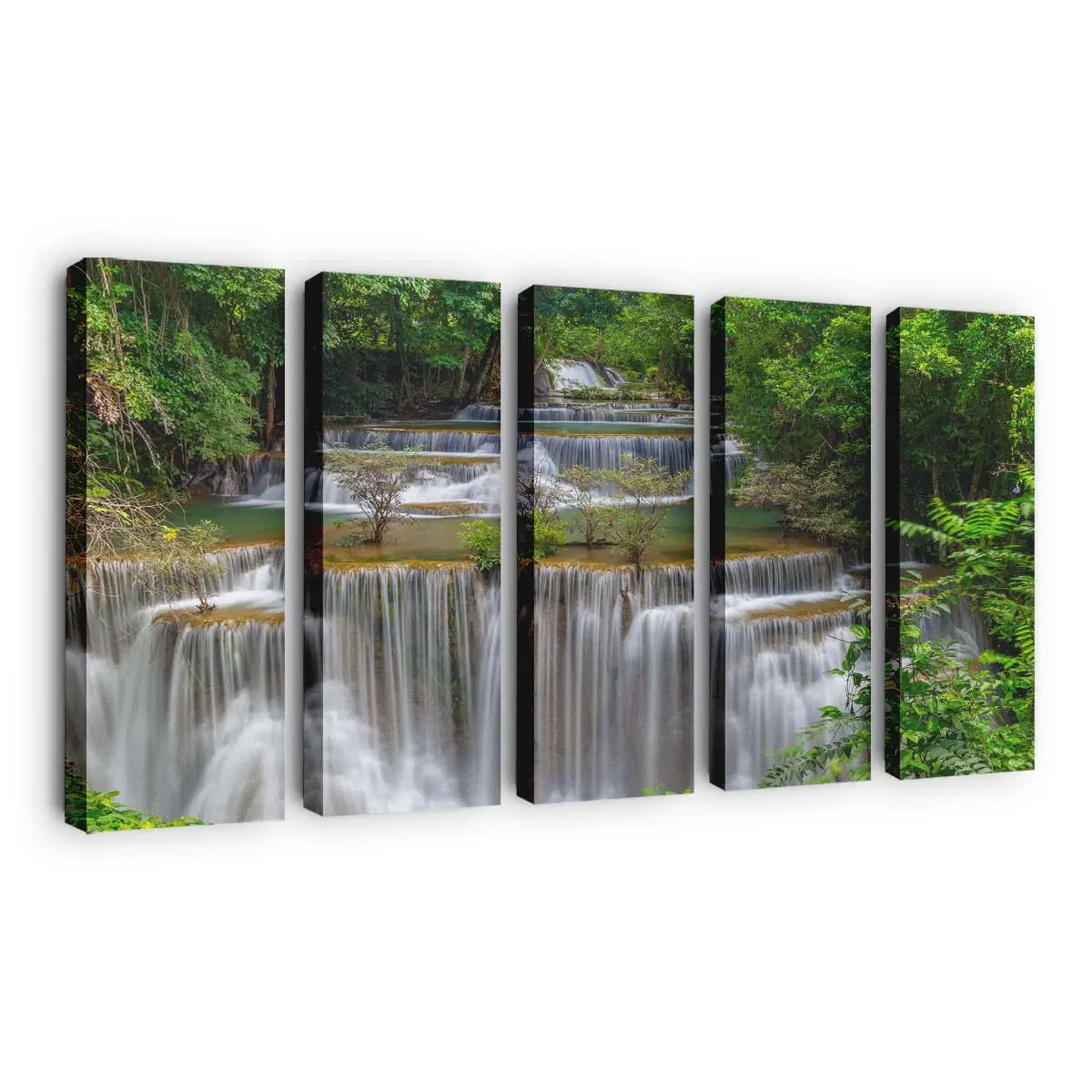 Wasserfall in Freier Natur – Natur Wandbild