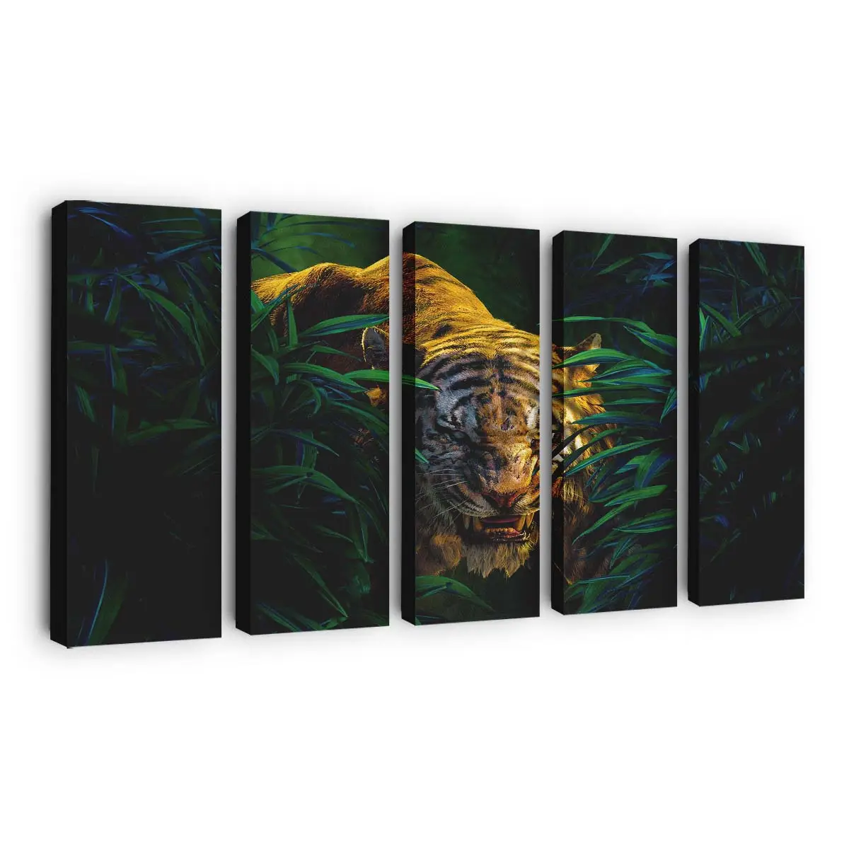 Wildes Raubtier in Nahaufnahme – Wildtier Wandbild